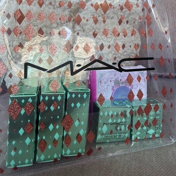 MAC Highlighters+Eye Shadows+Too Faced Mini Palette/Set (6 items,NEW) - Picture 3 of 9